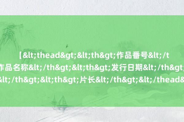 【<thead><th>作品番号</th><th>作品名称</th><th>发行日期</th><th>发行商</th><th>片长</th></thead> 宇宙第二大黄种东谈主行政区，版图面积跳跃印度，将中国视为母国