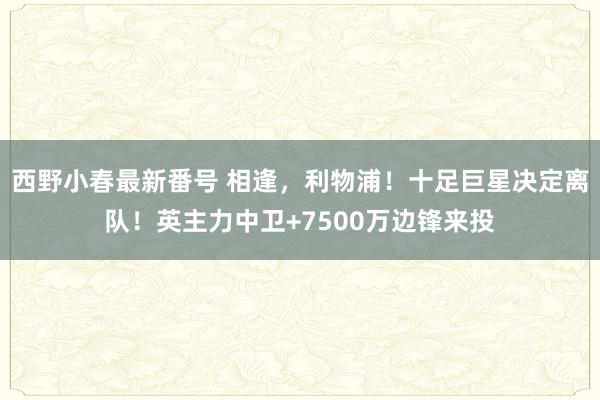 西野小春最新番号 相逢，利物浦！十足巨星决定离队！英主力中卫+7500万边锋来投