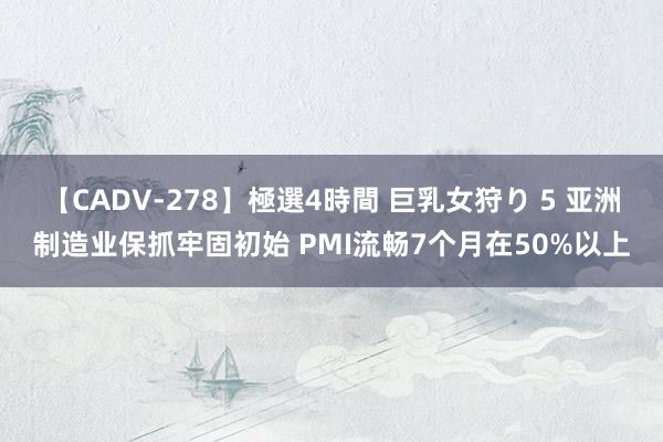 【CADV-278】極選4時間 巨乳女狩り 5 亚洲制造业保抓牢固初始 PMI流畅7个月在50%以上