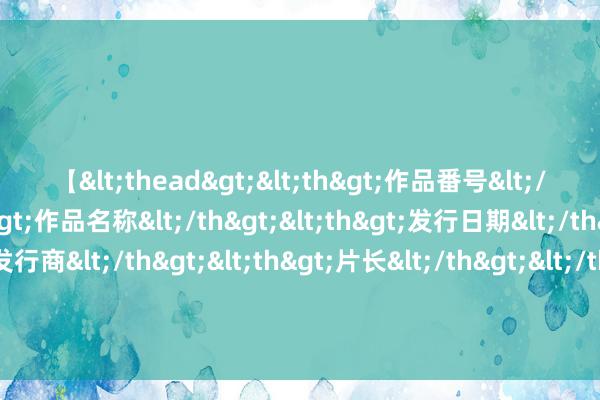 【<thead><th>作品番号</th><th>作品名称</th><th>发行日期</th><th>发行商</th><th>片长</th></thead> 山西证券侯巍：深入贯彻党的二十届三中全会精神 以更正为能源推动各异化高质地发展