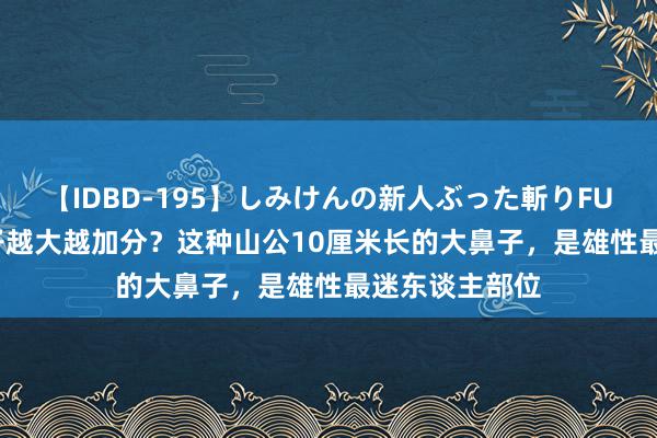 【IDBD-195】しみけんの新人ぶった斬りFUCK 6本番 鼻子越大越加分？这种山公10厘米长的大鼻子，是雄性最迷东谈主部位